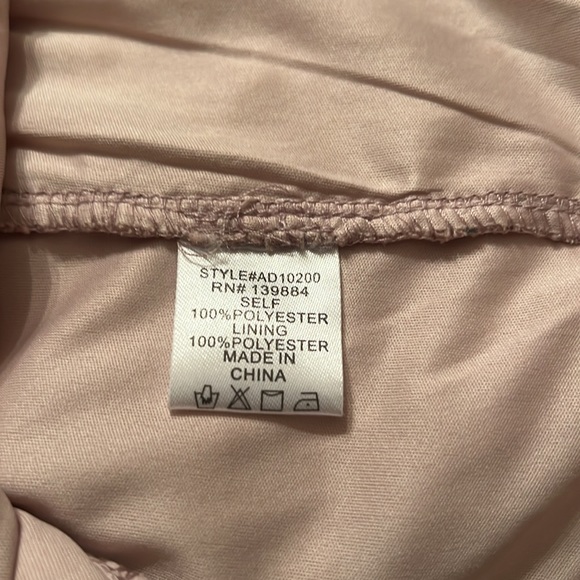 Windsor Blush Pink Lace Cocktail Special Occasion Sheath Medium Dress - Picture 7 of 9